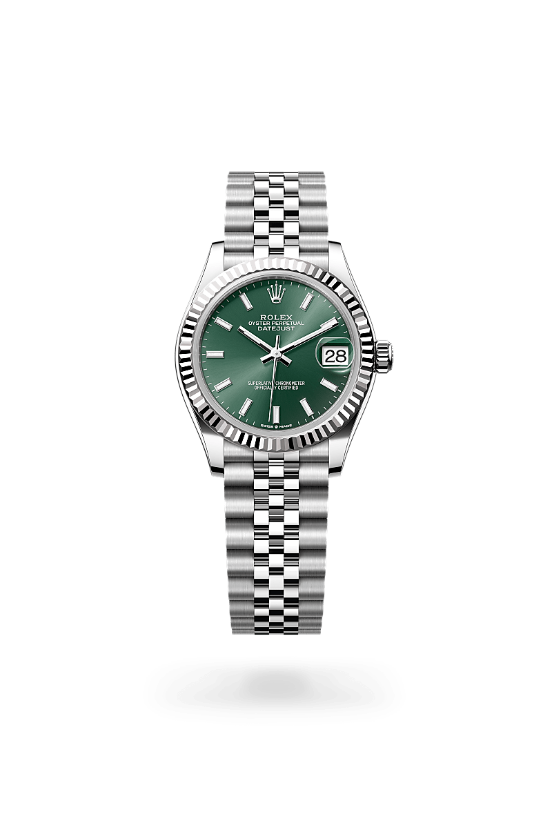 Rolex Datejust 31 White Gold Rolesor Oystersteel, M278274-0018